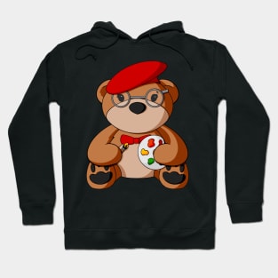 Artist Teddy Bear Hoodie